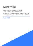 Australia Marketing Research Market Overview