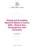 Mixing and Kneading Machine Market in Iran to 2020 - Market Size, Development, and Forecasts