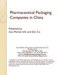 Pharmaceutical Packaging Companies in China