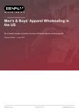 Men’s & Boys’ Apparel Wholesaling in the US - Industry Market Research Report