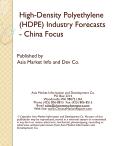 High-Density Polyethylene (HDPE) Industry Forecasts - China Focus