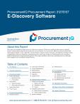 E-Discovery Software in the US - Procurement Research Report