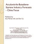 Acrylonitrile-Butadiene-Styrene Industry Forecasts - China Focus