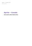 2020 Canadian Spirits Market Size Analysis