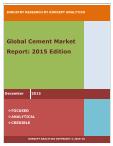 Global Cement Market Report: 2015 Edition