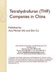 Tetrahydrofuran (THF) Companies in China