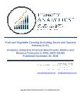 Fruit and Vegetable Canning Industry: Analytics, Extensive Financial Benchmarks, Metrics and Revenue Forecasts to 2024, NAIC 311421