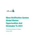 Mass Notification System Global Market Opportunities And Strategies To 2031
