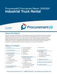 Industrial Truck Rental in the US - Procurement Research Report