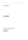 Country Report Cambodia November 2017
