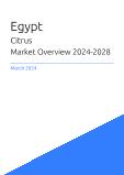 Citrus Market Overview in Egypt 2023-2027
