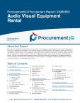 Audio Visual Equipment Rental in the US - Procurement Research Report