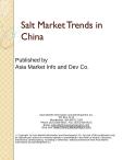 Salt Market Trends in China