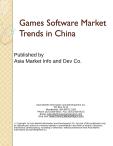 Games Software Market Trends in China