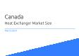 Heat Exchanger Canada Market Size 2023
