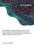 Retail Buildings Construction Market in Germany - Market Size and Forecasts to 2026 (including New Construction, Repair and Maintenance, Refurbishment and Demolition and Materials, Equipment and Services costs)