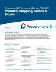 Wooden Shipping Crates & Boxes in the US - Procurement Research Report