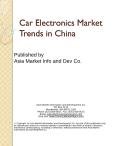 Car Electronics Market Trends in China