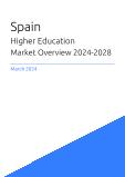 Higher Education Market Overview in Spain 2023-2027