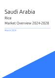 Saudi Arabia Rice Market Overview