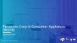 Global Market Analysis: Panasonic Corporation Consumer Appliances
