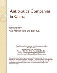 Antibiotics Companies in China