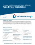 Wood Floor Installation in the US - Procurement Research Report