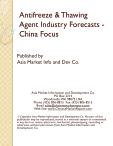 Projected Trends in China's Coolant and De-icing Sector
