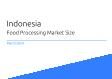 Indonesia Food Processing Market Size