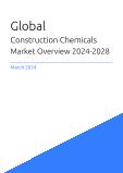 Global Construction Chemicals Market Overview