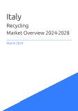 Recycling Market Overview in Italy 2023-2027