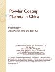 Powder Coating Markets in China