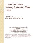 Printed Electronics Industry Forecasts - China Focus