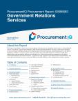 Government Relations Services in the US - Procurement Research Report