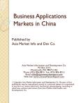 Business Applications Markets in China