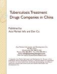 Tuberculosis Treatment Drugs Companies in China