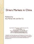 Driers Markets in China