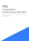 Transportation Market Overview in Italy 2023-2027