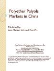 Polyether Polyols Markets in China