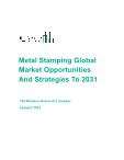 Metal Stamping Global Market Opportunities And Strategies To 2031