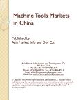 Machine Tools Markets in China