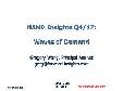 NAND Insights Q4/17: Waves of Demand
