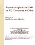 Styrene-Acrylonitrile (SAN or AS) Companies in China