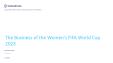 Business of FIFA Women’s World Cup 2023 - Property Profile, Sponsorship and Media Landscape