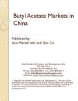 Butyl Acetate Markets in China