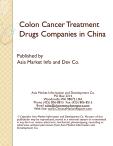 Chinese Enterprises: Emerging Players in Colorectal Cancer Therapeutics