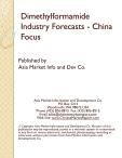 Dimethylformamide Industry Forecasts - China Focus