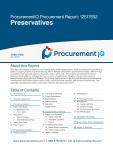 Preservatives in the US - Procurement Research Report