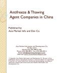 Examining Chinese Firms: Thawing Agent and Antifreeze Market