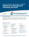 Reference & Background Checking Services in the US - Procurement Research Report